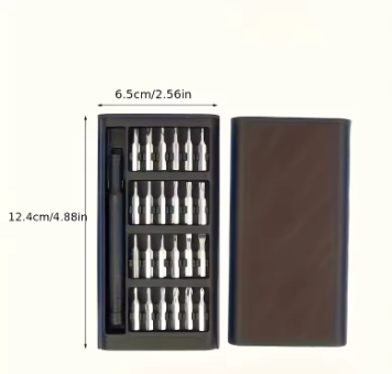 25-in-1 Precision Screwdriver Set — Magnetic Bits for Electronics & Repairs